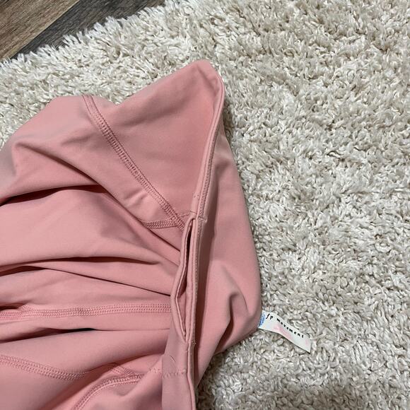 Free People Movement Small Pink Scallop Genesis 7/8 Length High Waisted Leggings - Picture 9 of 9